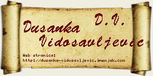 Dušanka Vidosavljević vizit kartica